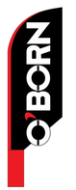 Wind Banner RJ  para Grife de Roupa O´Born