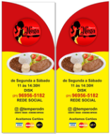 Wind Banner RJ  para Restaurante Tempero da Nega