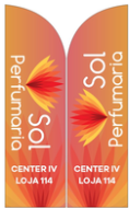Wind Banner RJ  Para Perfumaria Sol Perfumaria