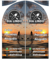 Wind Banner RJ  para Escola da Surf Dia Lindo