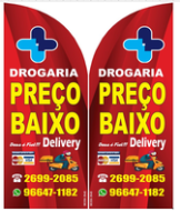 Wind Banner RJ  para Farmácia e Drogarias Preço Baixo