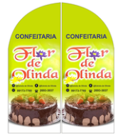 Wind Banner RJ  Confeitaria Flor de Olinda