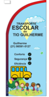 Wind Banner RJ  Transporte Escoilar Tio Guilherme