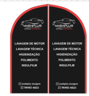 Wind Banner RJ  Para Lava Jato WashPlus