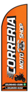 Wind Banner RJ  para Moto Peças Correria
