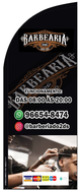 Wind Banner RJ  para Barber Shop do 2D