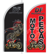 Wind Banner RJ  para Motopeças DF Moto Peças
