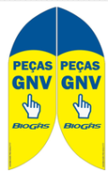 Wind Banner RJ  para Loja de GNV Bios Gás