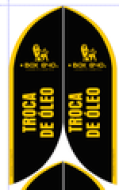 Wind Banner RJ  para Lojas de Troca de Òleo Box 840