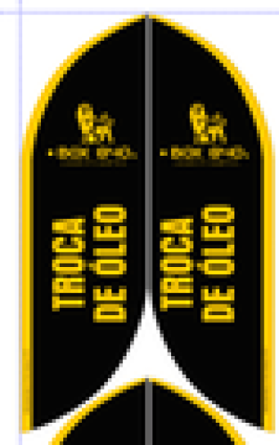 Wind Banner RJ  para Lojas de Troca de Òleo Box 840