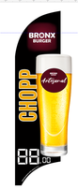 Wind Banner RJ  para Hamburgueria Artesanal Bronx Burger