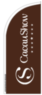 Wind Banner RJ  Para Lojas de Chocolates Cacau Show