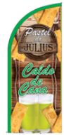 Wind Banner RJ  para Pastelarias e Caldos de Cana do Julius