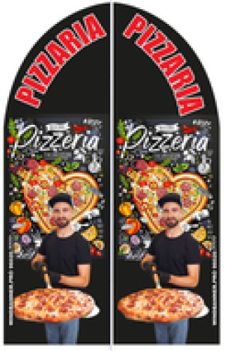 Wind Banner RJ  Pizzaria