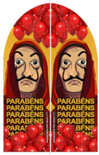 Wind Banner RJ  La Casa de Papel