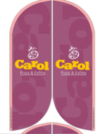 Wind Banner RJ  Pizzaria Carol Pizzas