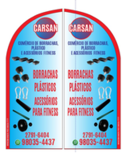 Wind Banner RJ  para Acessórios Carsan