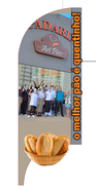 Wind Banner RJ  Padaria Art Pão