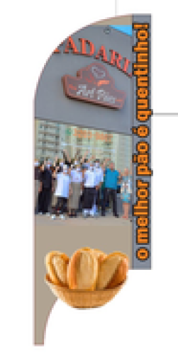 Wind Banner RJ  Padaria Art Pão