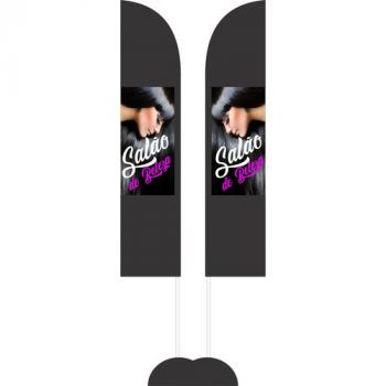 Wind Banner 3,5 Metros Dupla Face Impressão Parcial  ( 1,00 x 0,50 cm)