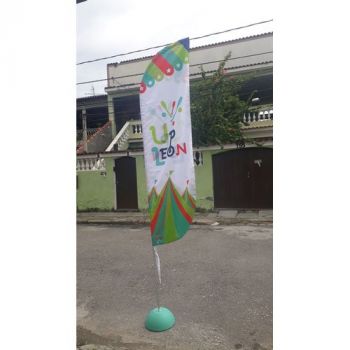 Wind Banner Estilo Circo Up Leon