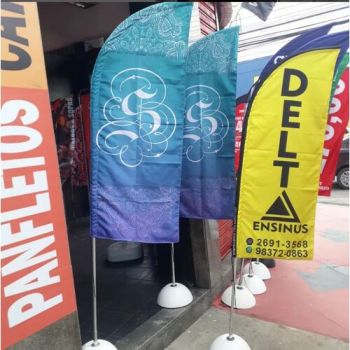 2 UNIDADES  | WIND BANNER 2,30 METROS SUPER OFERTA LIMITADA