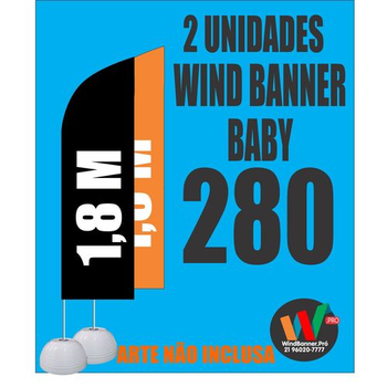 02 Wind Banner Baby 1,80 Metros