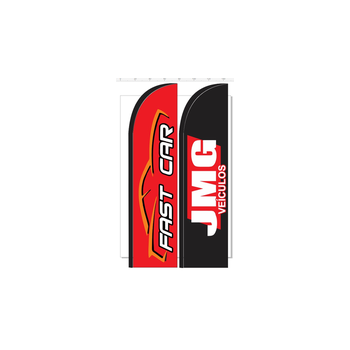 Wind Banner RJ s Para Agências de Veículos Fast Car e JMC Veículos