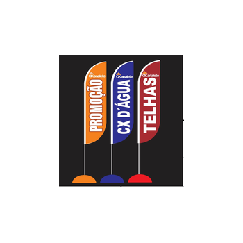 Wind Banner RJ  para Material de Construção OKanalete