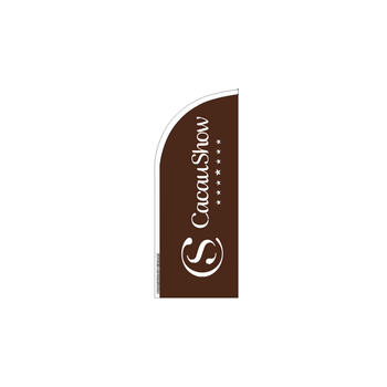 Wind Banner RJ  Para Lojas de Chocolates Cacau Show