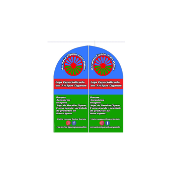 Wind Banner RJ  Para Artigos Religiosos Recanto Cigano