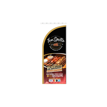 Wind Banner RJ  Tem Espeto Churrasquinho