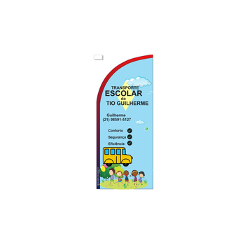 Wind Banner RJ  Transporte Escoilar Tio Guilherme
