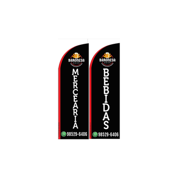 Wind Banner RJ  para Depósito Baronesa Depósito de Bebidas e Mercearia