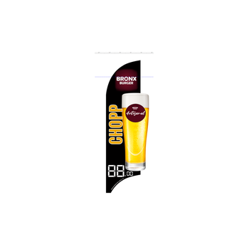 Wind Banner RJ  para Hamburgueria Artesanal Bronx Burger
