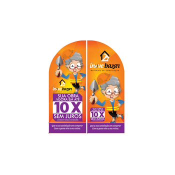 Wind Banner RJ  para Lojas de Construção Inove