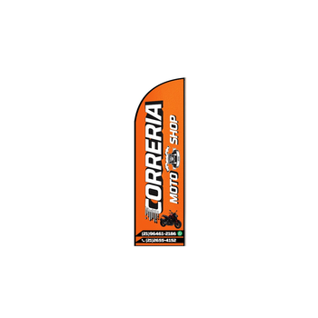 Wind Banner RJ  para Moto Peças Correria