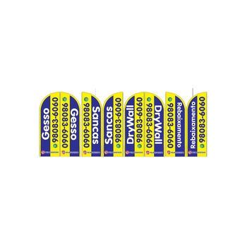 Wind Banner RJ  para lojas de drywall  Felms