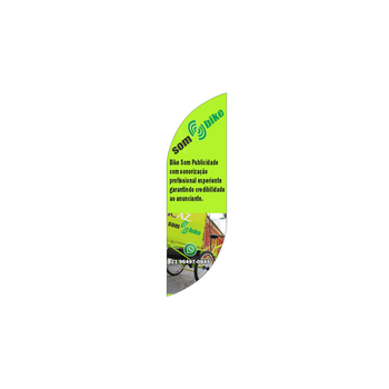 Wind Banner RJ  para marketing Bike Som