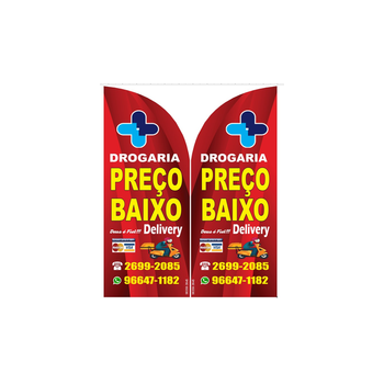 Wind Banner RJ  para Farmácia e Drogarias Preço Baixo
