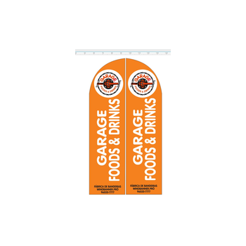 Wind Banner RJ  Para Food e Drinks Garagem