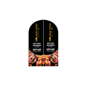 Wind Banner RJ  para Buffet Bolada Food