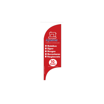Wind Banner RJ  Ajuste Costuras