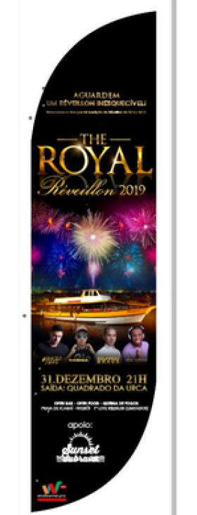 Wind Banner para Eventos The Royal