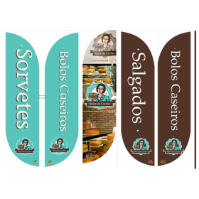 Wind Banners Para Casas de Bolos da Cecília