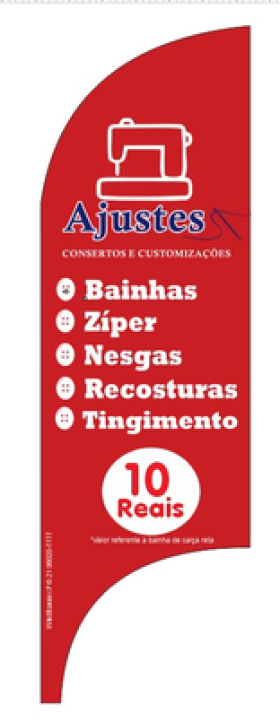 Wind Banner Ajuste Costuras