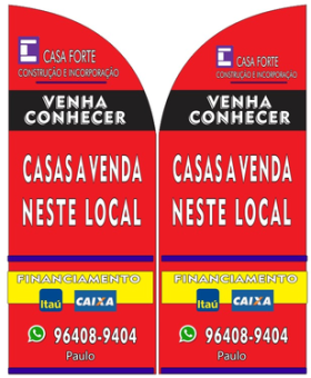 Wind Banner ou Wind Flags Casa Forte Empreendimentos Imobiliários