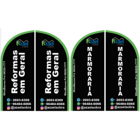 Wind Banner para Reformas e Obras Azael à Obra