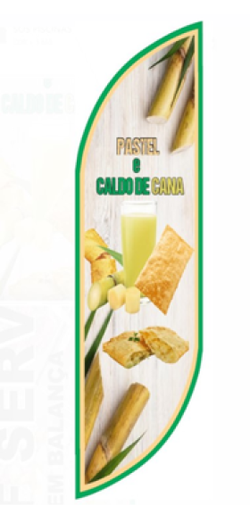 Wind Banner Pronto para Caldo de Cana