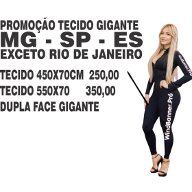 Tecido Gigante para Wind Banners Enviamos para todo Brasil